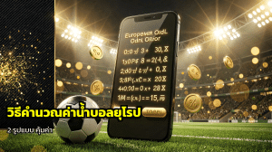 วิธีคำนวณค่าน้ำบอลยุโรป