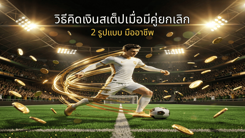 วิธีคิดเงินสเต็ปเมื่อมีคู่ยกเลิก