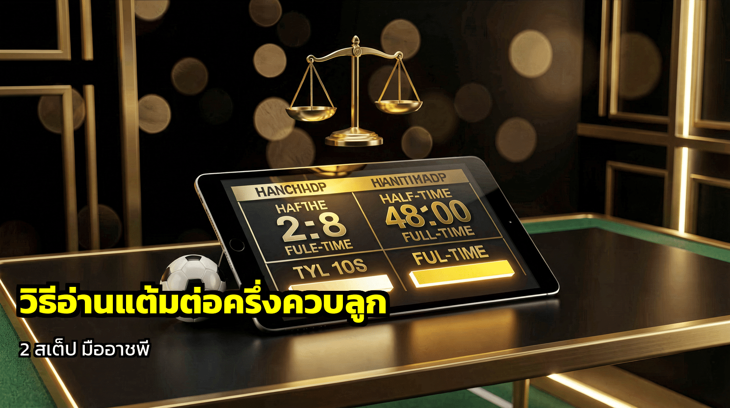 วิธีอ่านแต้มต่อครึ่งควบลูก