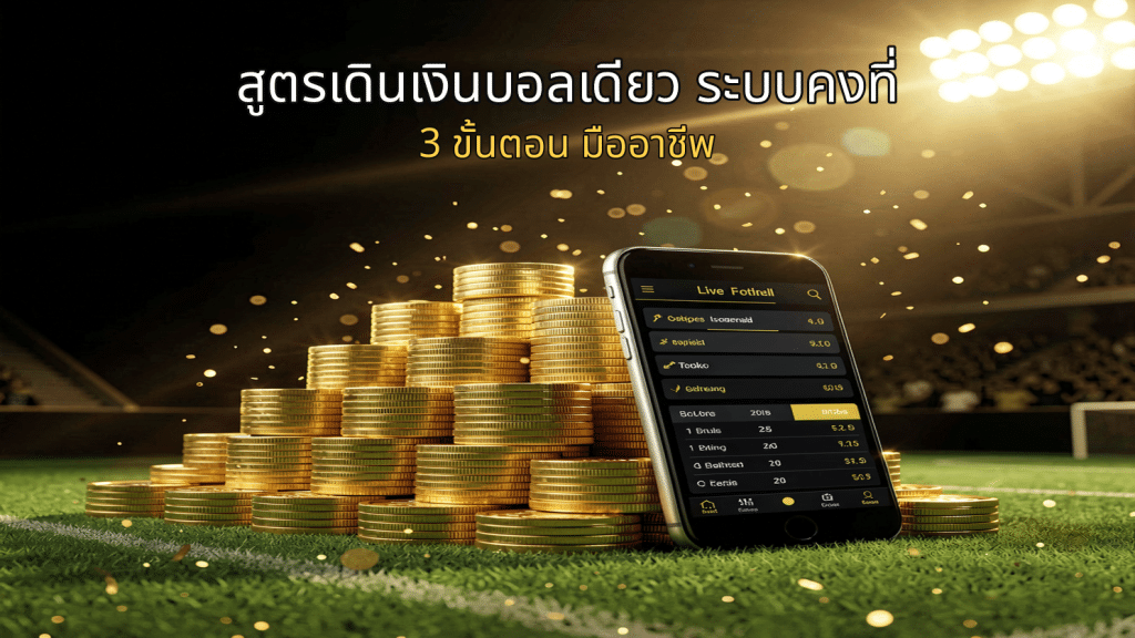 สูตรเดินเงินบอลเดี่ยวระบบคงที่