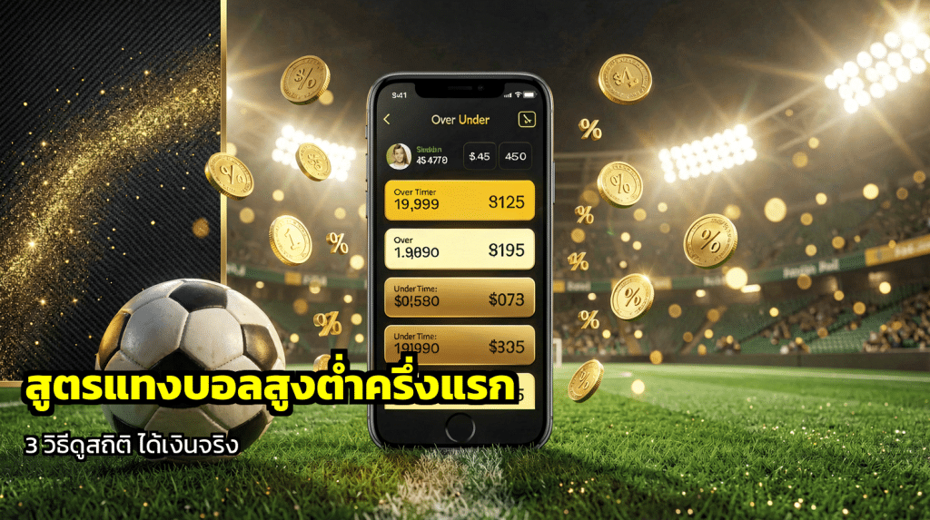 สูตรแทงบอลสูงต่ำครึ่งแรก
