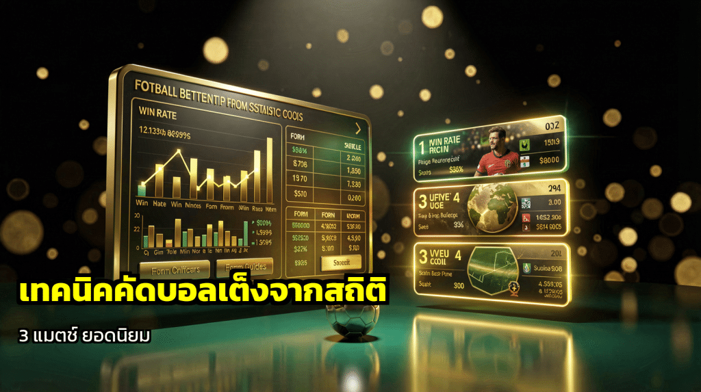เทคนิคคัดบอลเต็งจากสถิติ