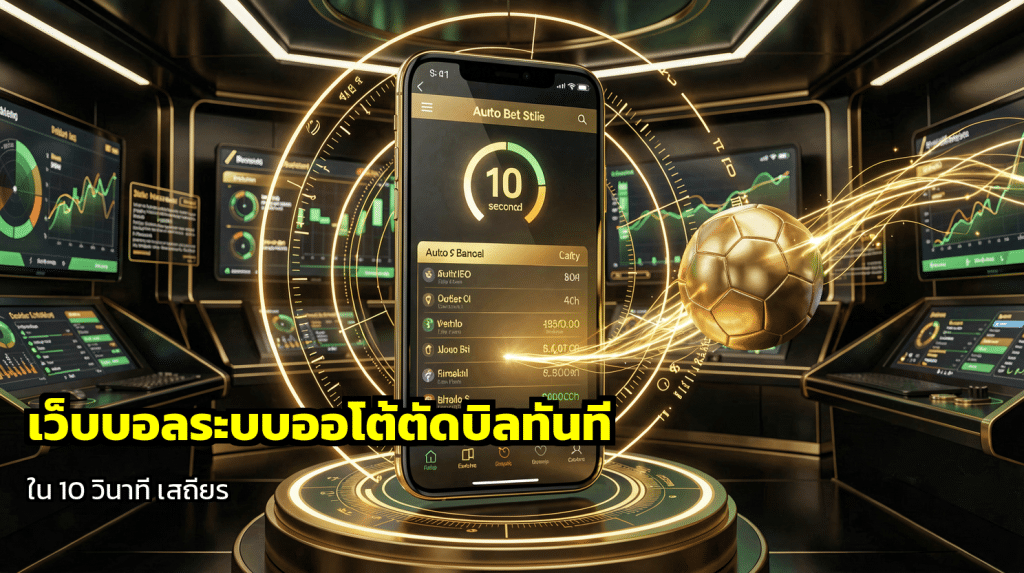 เว็บบอลระบบออโต้ตัดบิลทันที